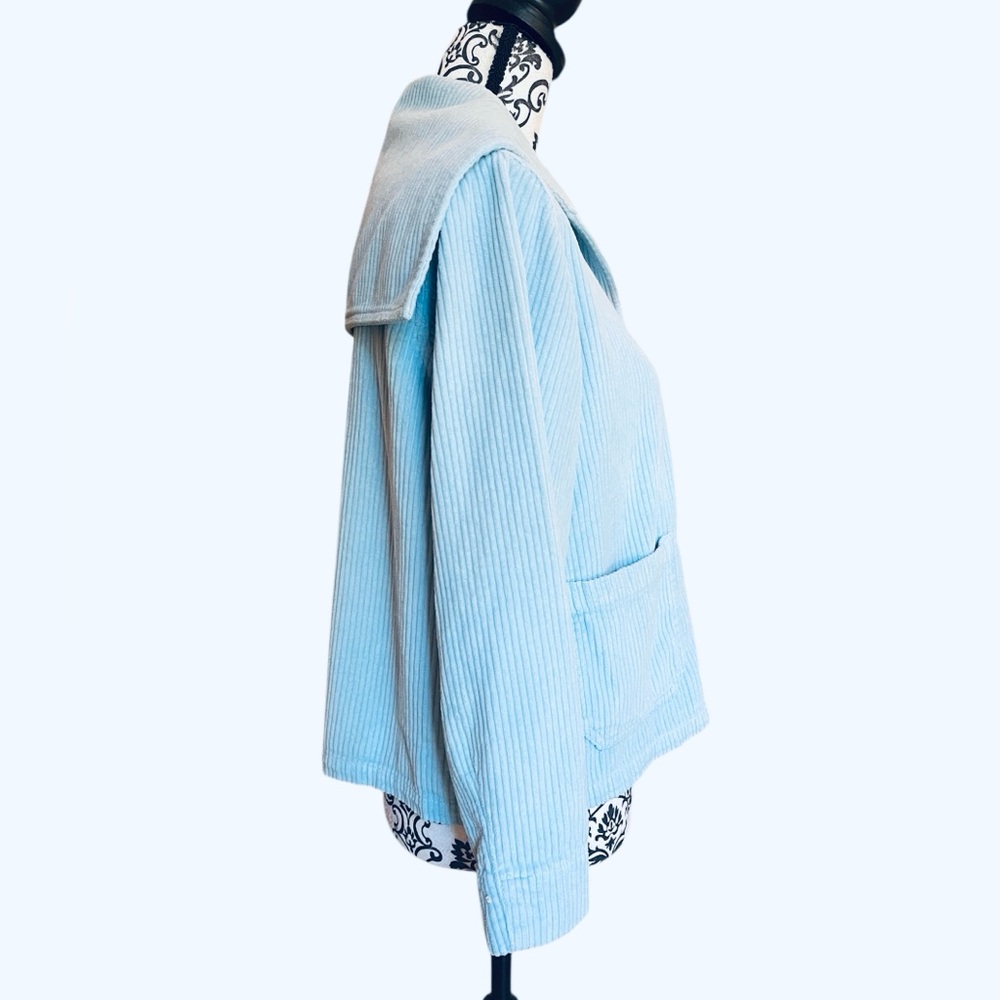 Big Bud Press Corduroy Sailor Jacket Baby Blue XS - Picture 4 of 9